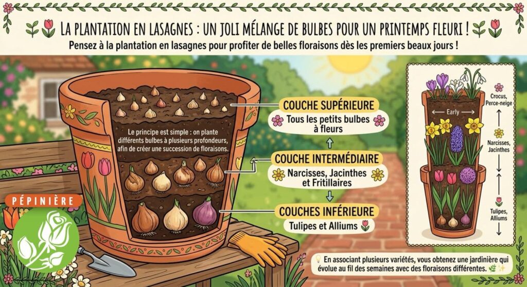 La plantation en lasagnes